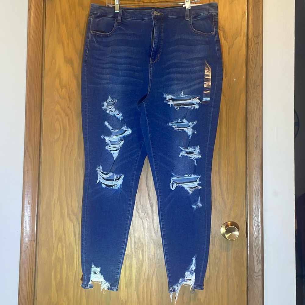 American Eagle Distressed Jegging Plus Sz. 20